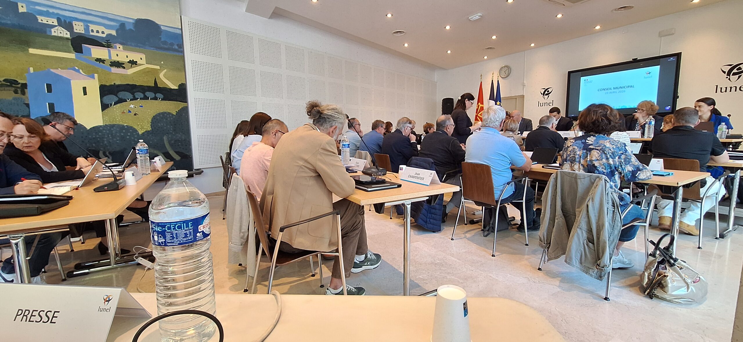 Conseil municipal de Lunel du 23 avril 2026 : 3h30 de séance pour structurer la nouvelle mandature