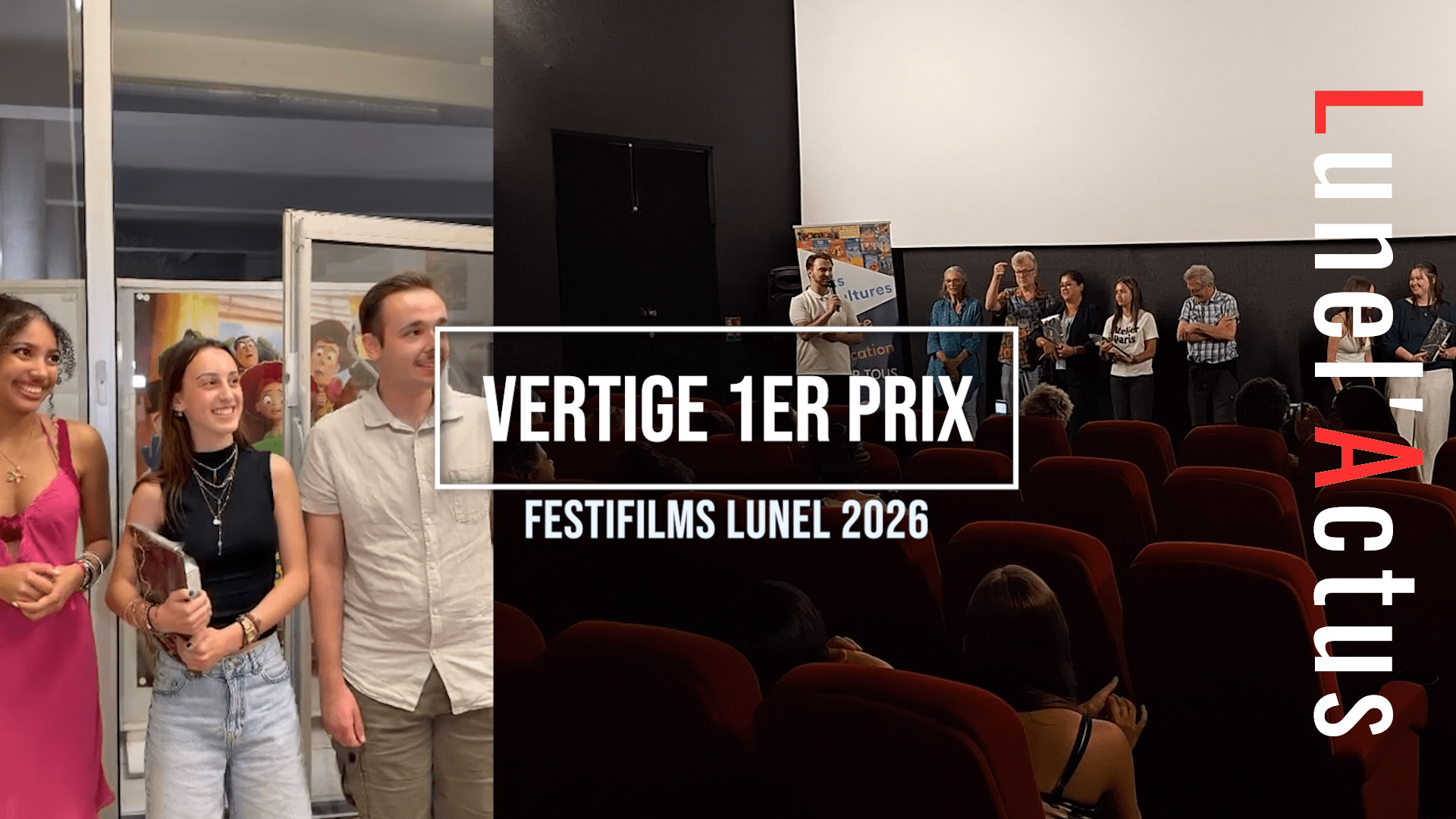 Festi&rsquo;Films 2026 à Lunel : l&rsquo;émotion des lauréats à la sortie du palmarès