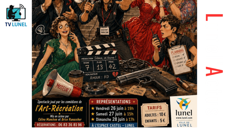 « Silence, on tourne ! » : l&rsquo;association L&rsquo;Art Ré-Création prépare une comédie pleine de surprises à l&rsquo;Espace Castel de Lunel