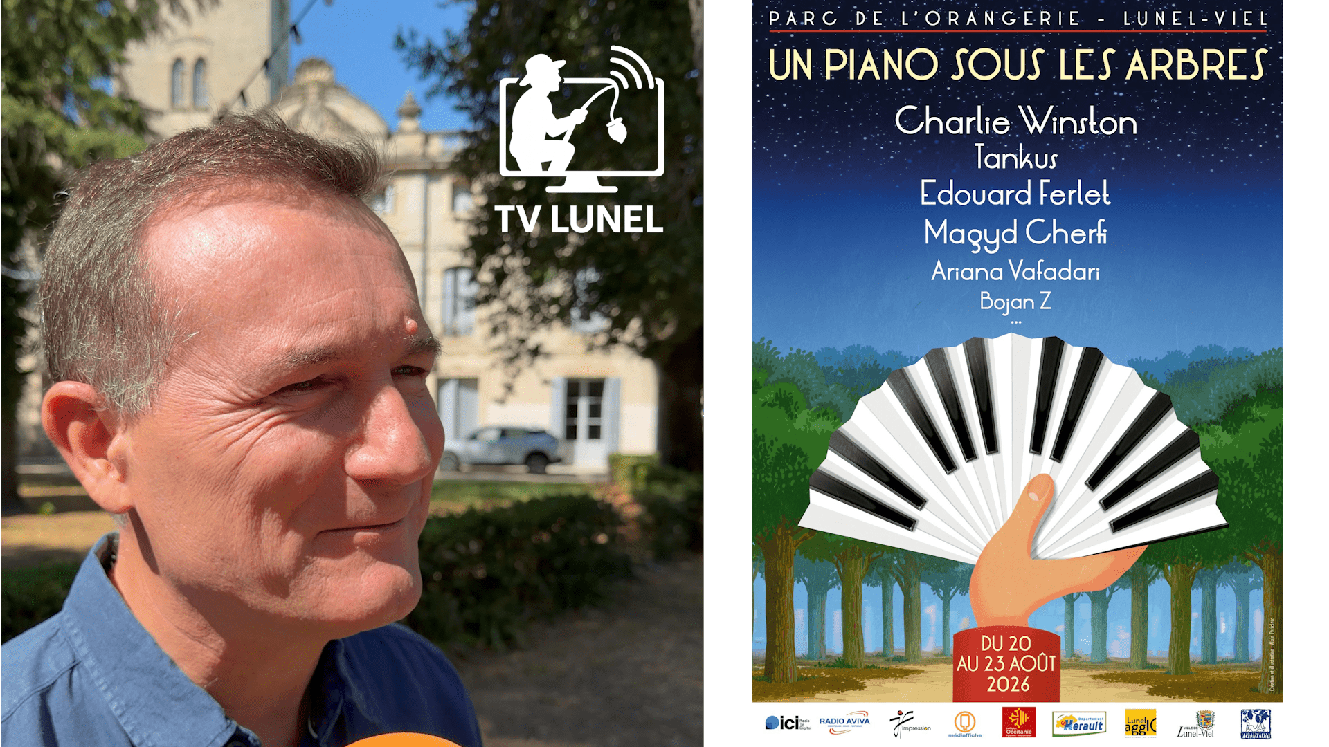 Un Piano sous les Arbres 2026 : quatre jours de musique au parc de l’Orangerie de Lunel-Viel