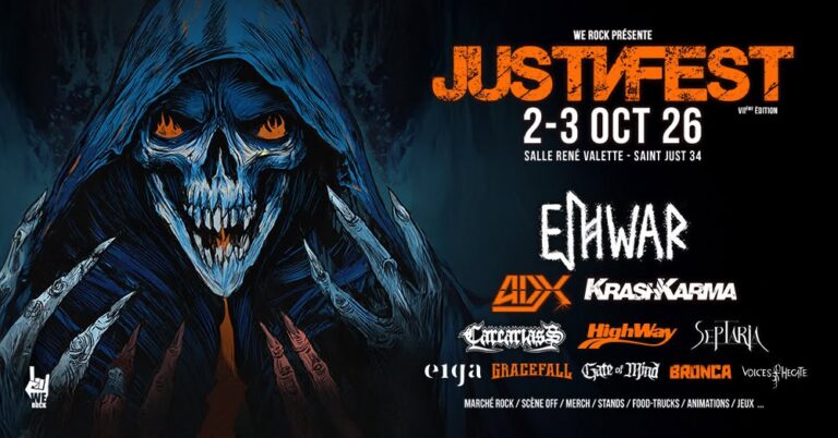 Just’N Fest 2026 : le metal fait vibrer Saint-Just les 2 et 3 octobre